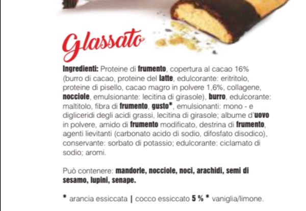 Ciao Carb PROTOMAX Chocolate cover gusto Arancia - immagine 2